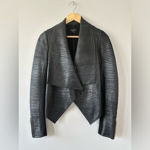 Marciano Drape Leather Jacket